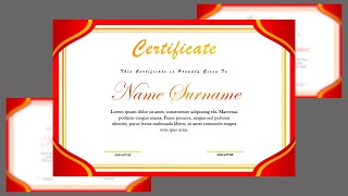 I Created a PROFESSIONAL Certificate in MS Word