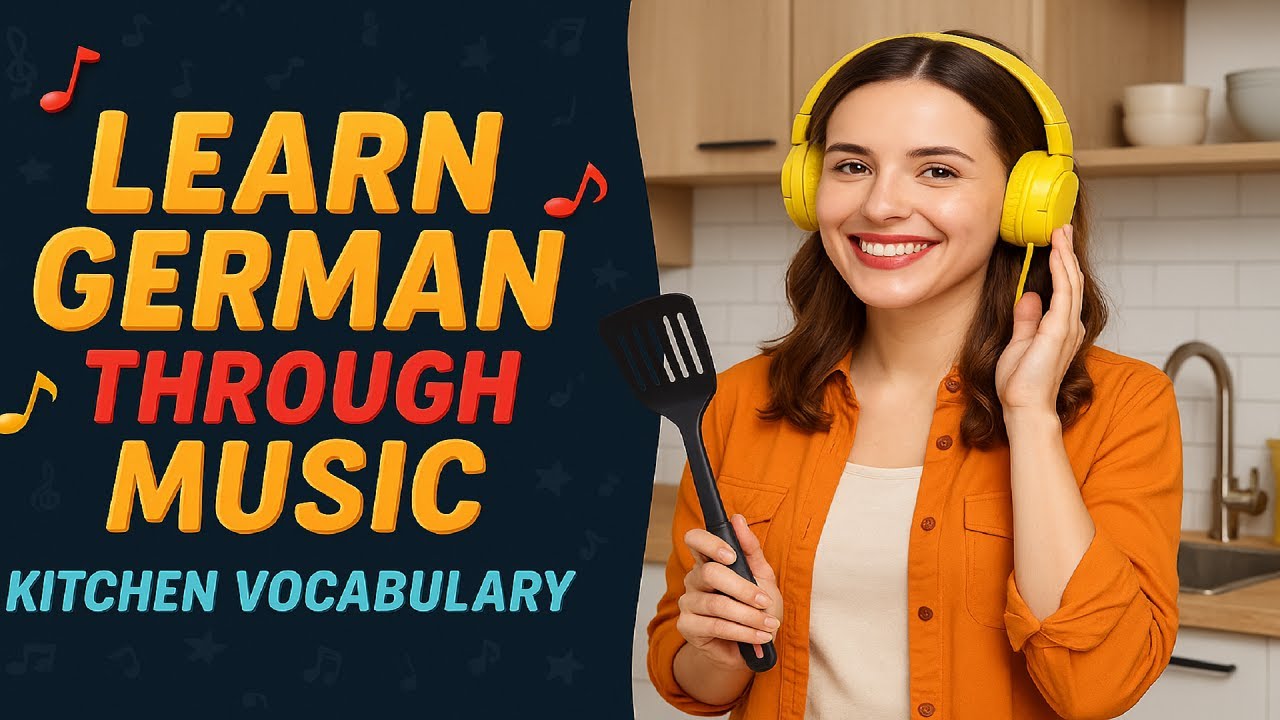 Learn German Through Music with Lyrics | Kitchen Vocabulary | German ...