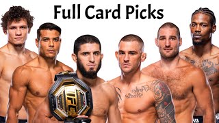 My Full Card Predictions & Breakdown For UFC 302