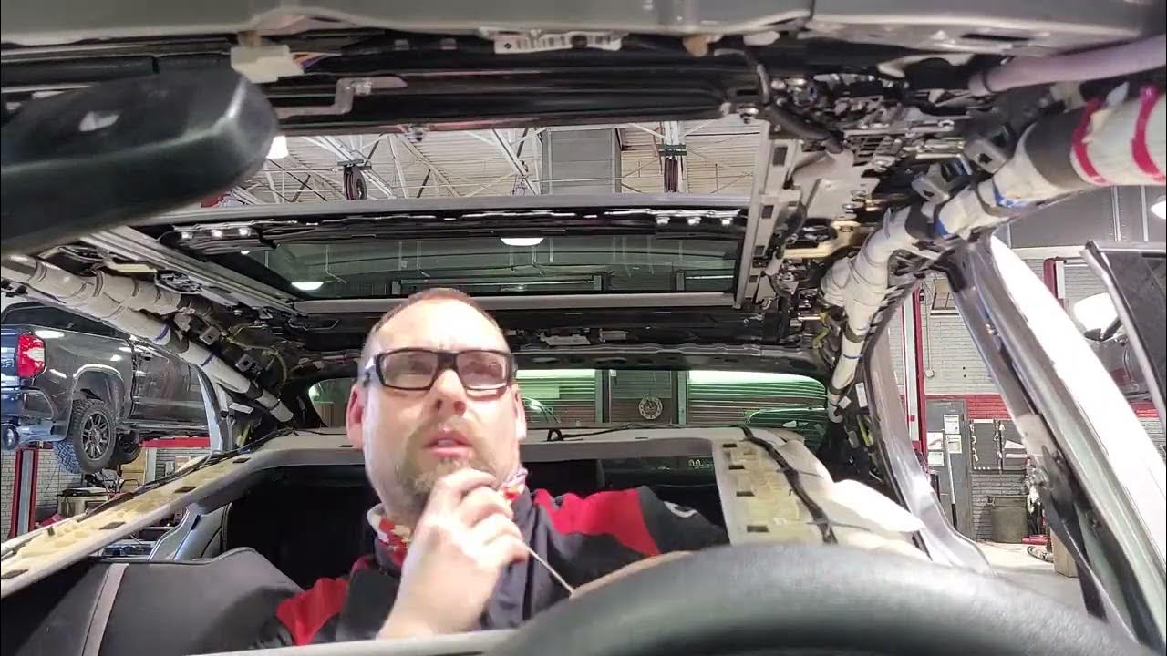 2020 Toyota Camry panoramic roof install - YouTube
