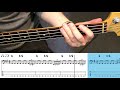 ZZ Top - Jesus Just Left Chicago (Bass cover with tabs)