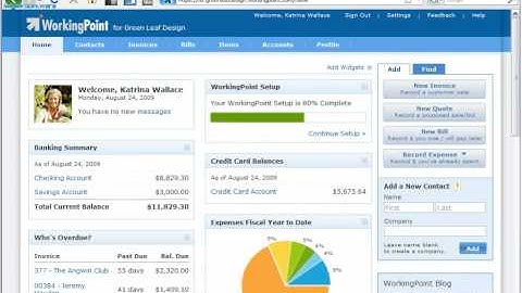 Small Business Accounting Software by WorkingPoint