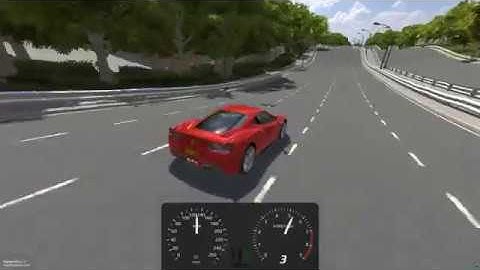 Procedurally generated freeway from OpenStreetMap data using CityGen3D Beta Unity Asset