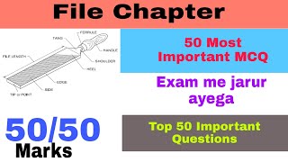 FILE (50) Most Important Questions & Answers||File||ITI most important questions||File McQ questions screenshot 5