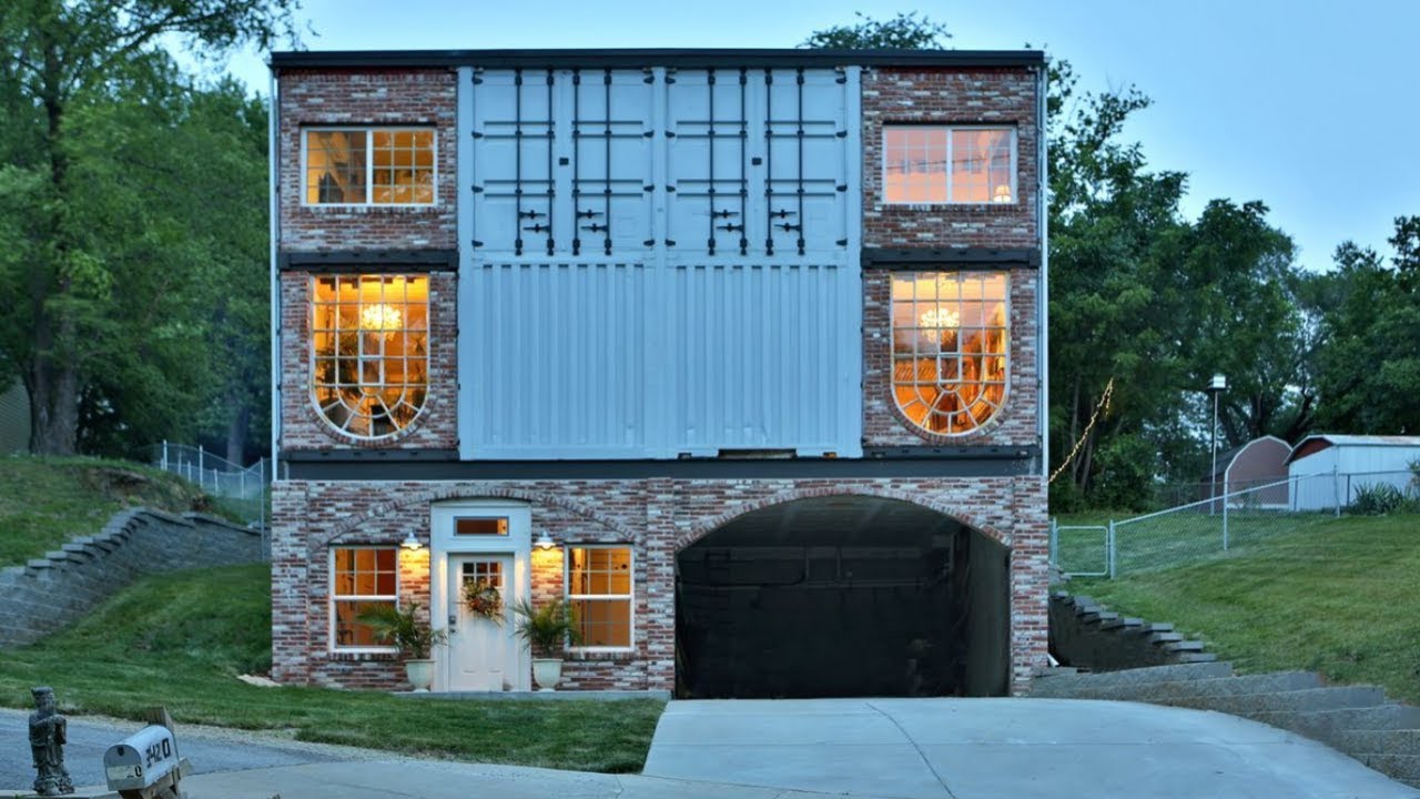 Beautiful! St. Charles Shipping Container Home YouTube