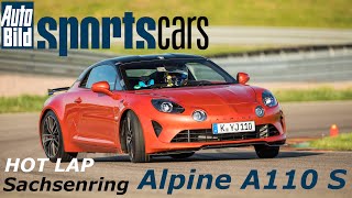 HOT LAP Sachsenring 1:36,13 | Alpine A110 S | AUTO BILD SPORTSCARS