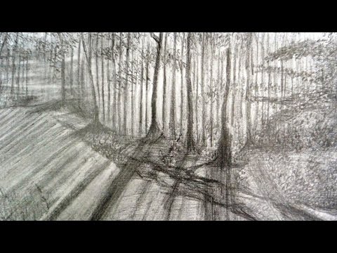 How To Draw A Scenery | Step By Step