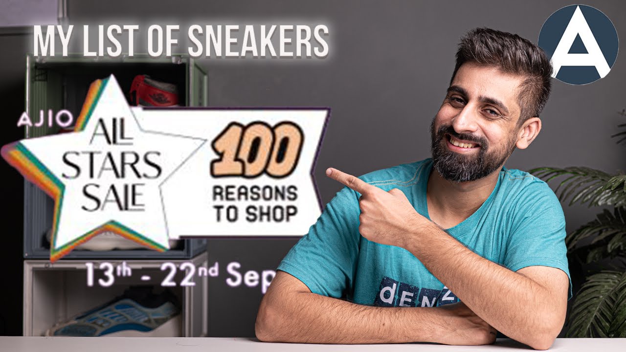 AJIO ALL STAR SALE ( SEPTEMBER 2024) | MY SNEAKER LIST