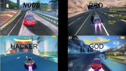 Asphalt 8: NOOB vs PRO vs HACKER vs GOD
