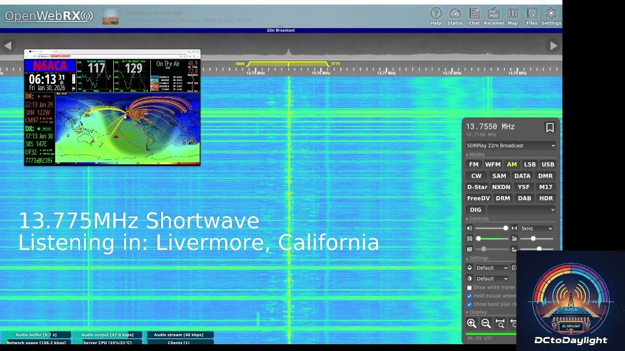 Radio New Zealand 1/30/2026 - DC to Daylight - Aaron N6ACA