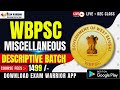 WBPSC Miscellaneous Mains | WBPSC_Miscelleneous_mains_Class