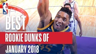 Best NBA Rookie Dunks | January 2018