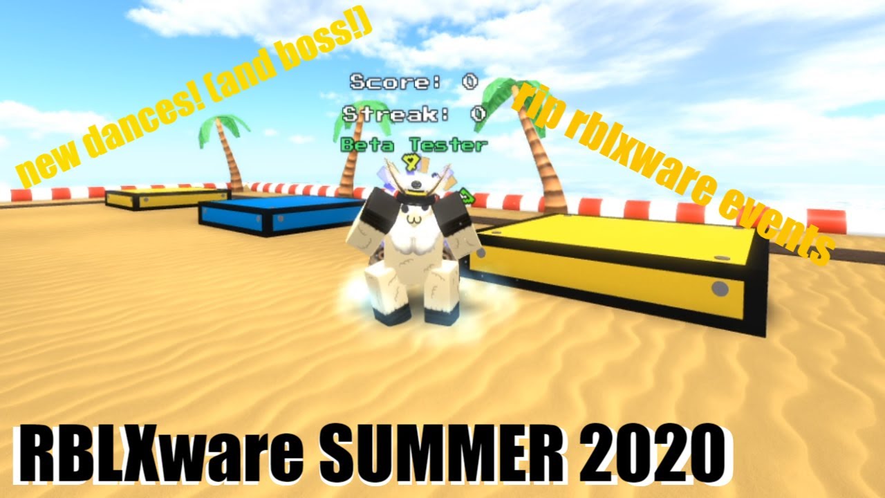 Rblxware Summer Event 2020 Rundown Youtube - summer minigame beta roblox