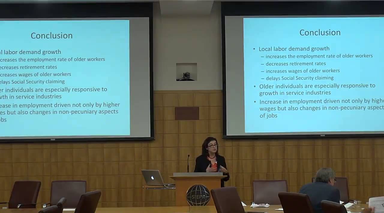 The effect of Local Labor Demand Conditions on the Labor Supply Outcomes of Older Americans