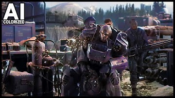 Fallout 4 - Cinematic Intro/Opening COLORIZED and UPSCALED using AI [4K]