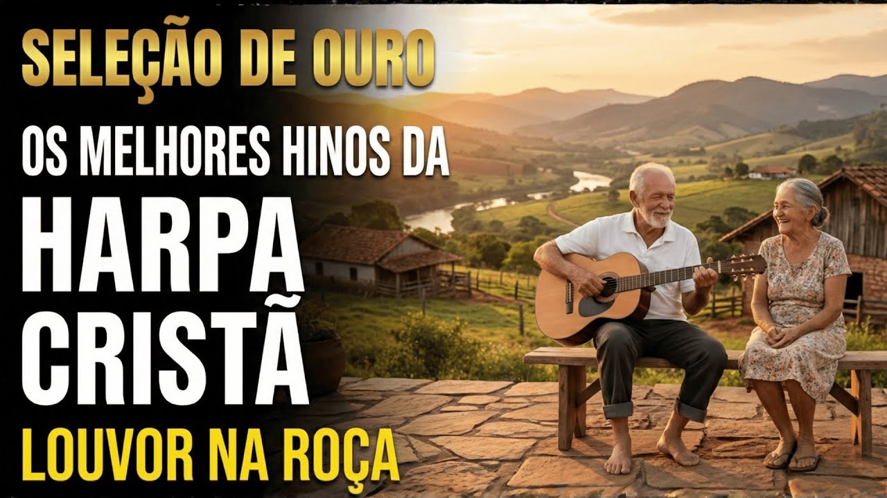 Louvores Da Harpa Cristã – Louvor na Roça Com Letra Vol 3 – Hinos Antigos Com Legenda