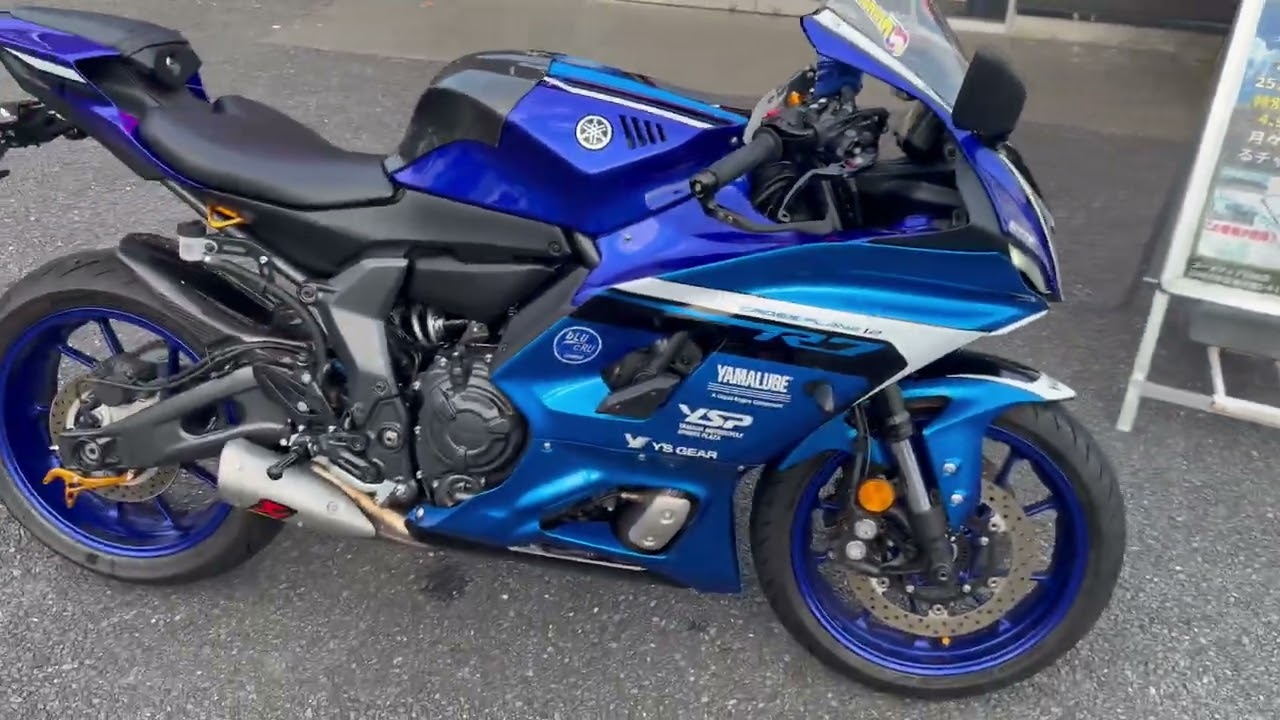 ヤマハ YZF-R7 YAMAHA FACTORY RACINGフェアリングキット搭載