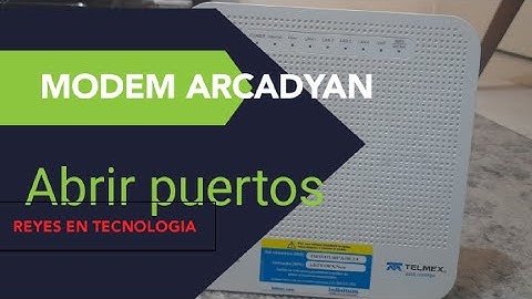 Abrir todos los puertos (DMZ) en un Modem ARCADYAN PRV3326B