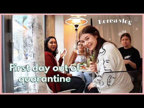 [vlog] first day out of quarantine in Korea | met my friends after 2 months! korea vlog