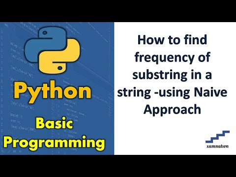 How to find frequency of substring in a string -using Naive Approach