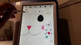 Using design center to draw a face