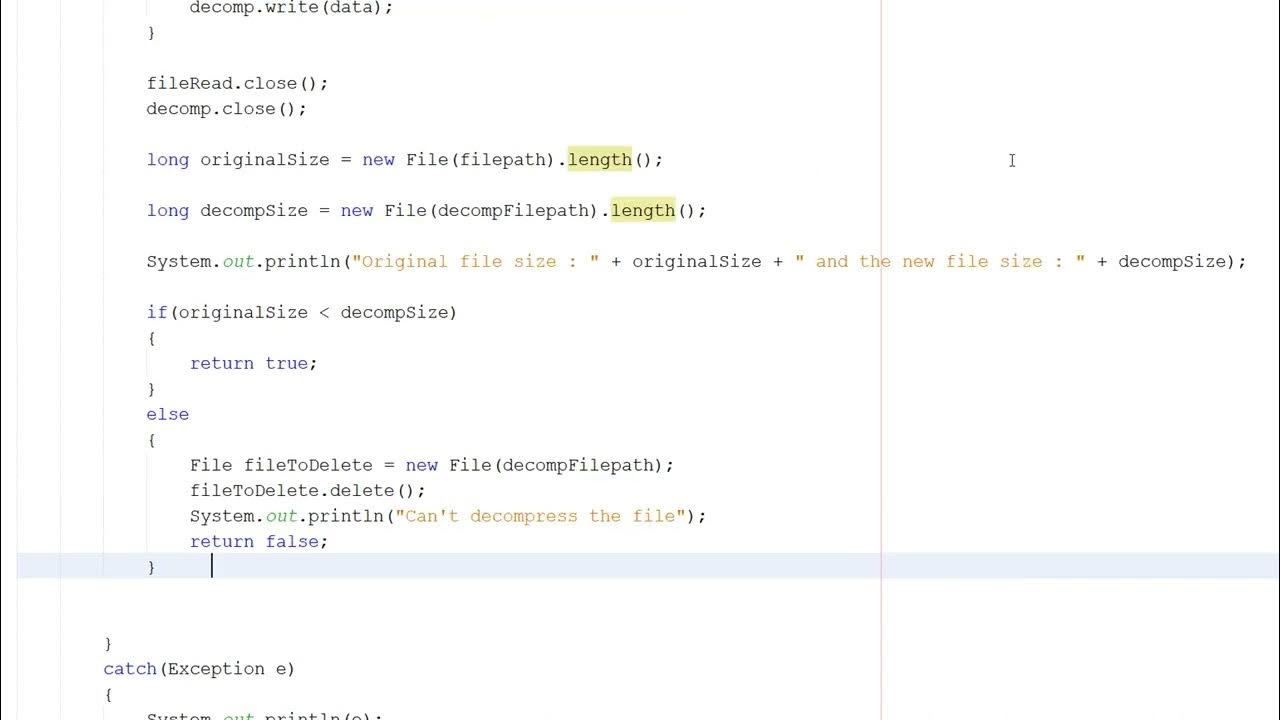 How to Decompress a File Using Java (Text Based Files) - YouTube