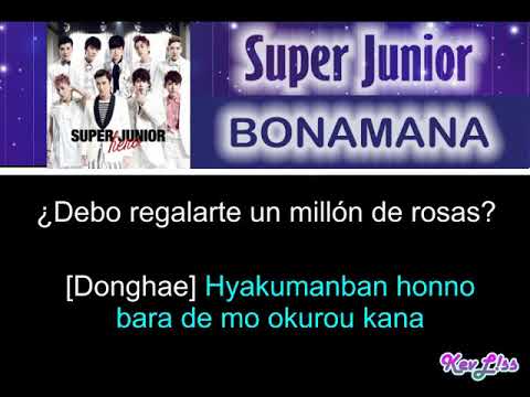 Super Junior - Bonamana (Japanese Version) [Letra Sub Español + Rom]