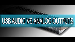 Access Virus TI2 - USB Audio Output VS Analog Outputs (Factory Patches)