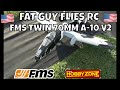 FMS 70MM THUNDERBOLT V2 HOT DAY REVIEW by FGFRC #militaryaircraft #rc
