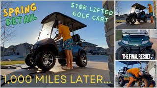 The Ultimate Cleaning and Detailing of My Brand New Golf Cart | ICON 4 Passenger Golf Cart