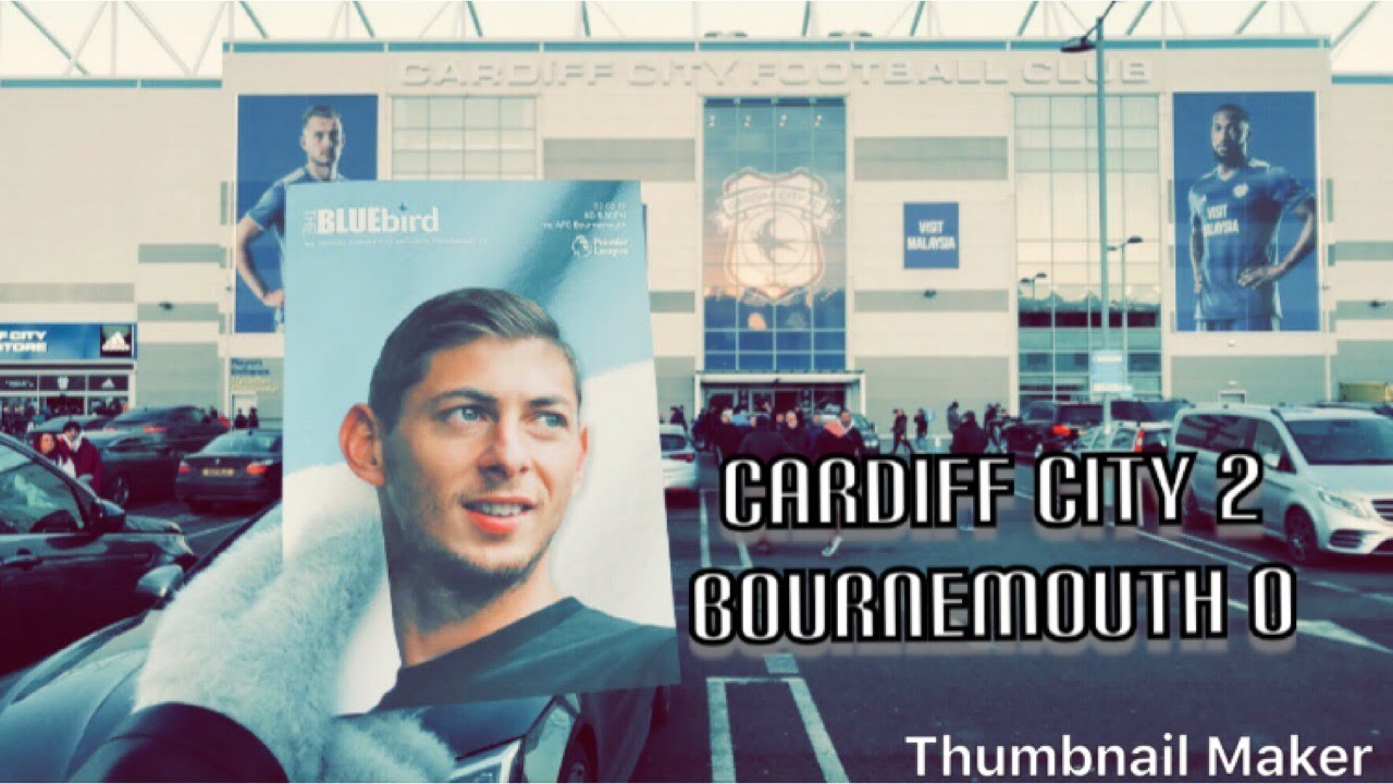 Cardiff City FC 2 - Bournemouth 0 | UK Premier League | Emiliano Sala Tribute | FC Nantes