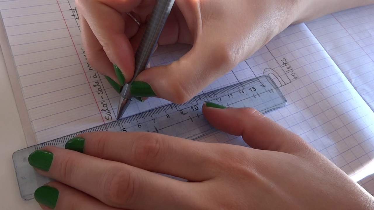 ASMR français - Dessin de ma maison idéale.