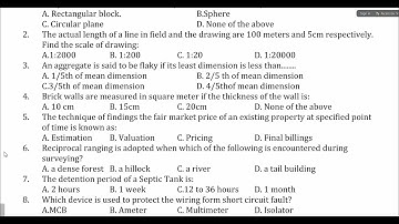 Koshi pradesh asst sub engineer MCQ model set -1