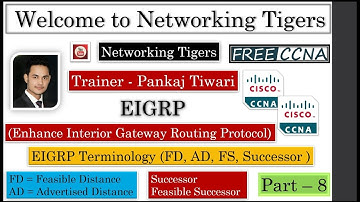 Free(NEW)CCNA|151 EIGRP Terminology (FD, AD, Successor, FS) EIGRP Part-8|CCNA200-301 Complete Course