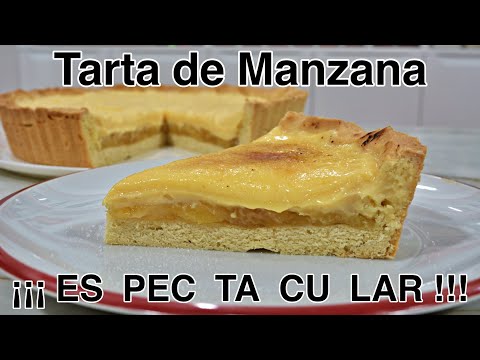 Pastel de manzana con masa quebrada y crema pastelera By Javier Romero - Recetas navideñas