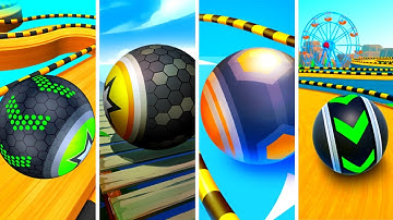 Going Balls vs Rollance vs Action Balls vs Fast Ball Jump - All level gameplay Android, IOS