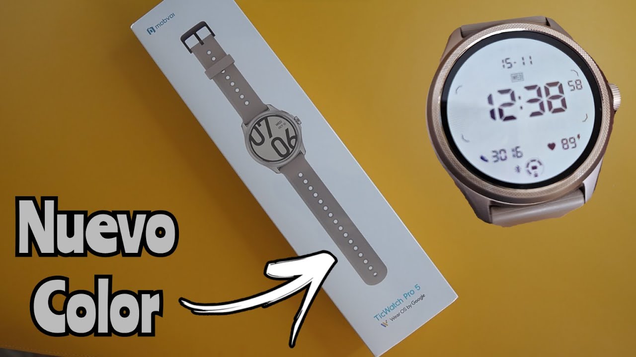 Mobvoi TicWatch Pro 5 : SandStone Color Unboxing 