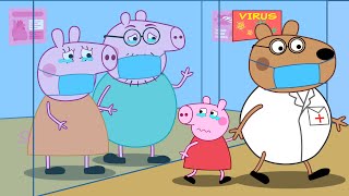 Baby Peppa is Not Infected By Virus | Peppa Pig Funny Animation