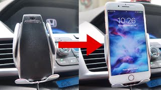 BEST Automatic Clamping Wireless Car Charger Mount - Smart Sensor