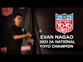 Evan nagao  1st place  2a final  2023 us national yoyo contest