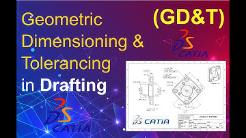 CATIA V5 - Geometric Dimensioning and Tolerancing (GD&T) in Drafting - Housing Lid