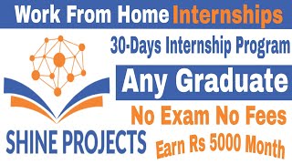 Work From Home Internship in Shine Projects || Earn upto Rs 5000 per month || Career Hunter