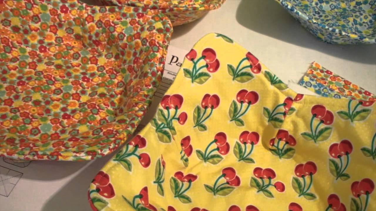 Making a microwave, hot pad bowl... YouTube