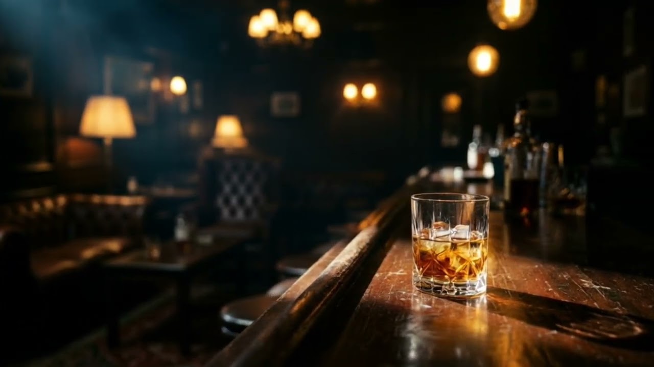 Whiskey Blues Night 🥃 Smoky Guitar Blues for Late Night Relaxation (1 Hour) | In The Quiet Room