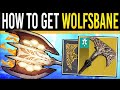 Destiny 2: How to Get WOLFSBANE Exotic Axe! - Full Exotic Quest Guide &amp; Weapon Unlocks (Heliostat)