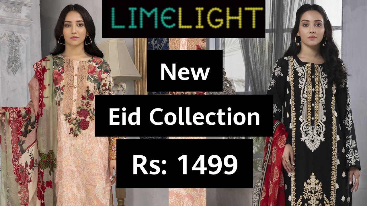 Limelight New Embroidered Eid Collection 2021 In just Rs 1499