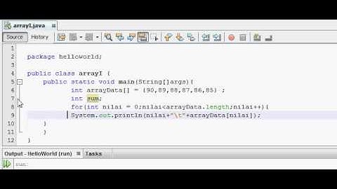 Belajar Pemrograman Java Bagian 18 - Sum Nilai Array