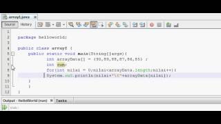 Belajar Pemrograman Java Bagian 18 - Sum Nilai Array
