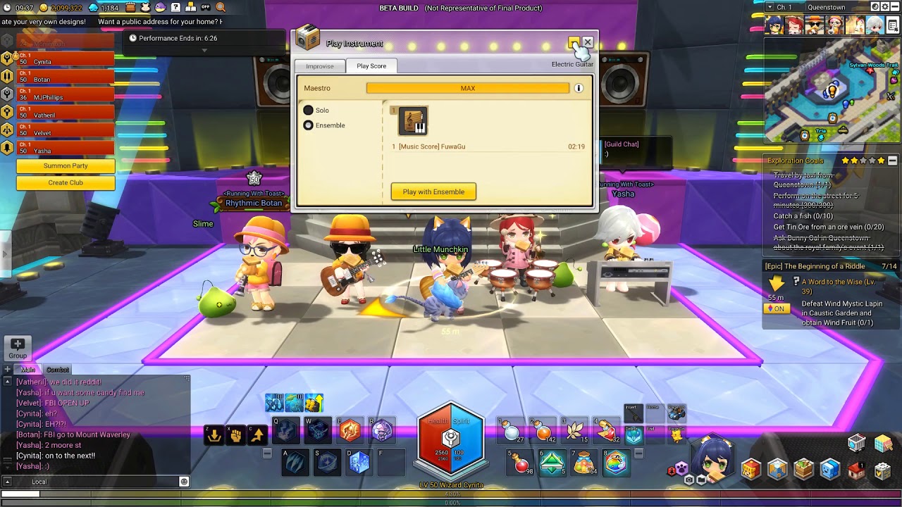MapleStory2 5 man band