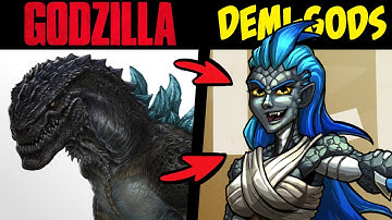 What if GODZILLA MONSTERS Were DEMI-GODS?! (Mythology & Speedpaint)